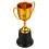 Ceremony Trophy Cup Plastic Golden Trophy Shows 1pcs 10