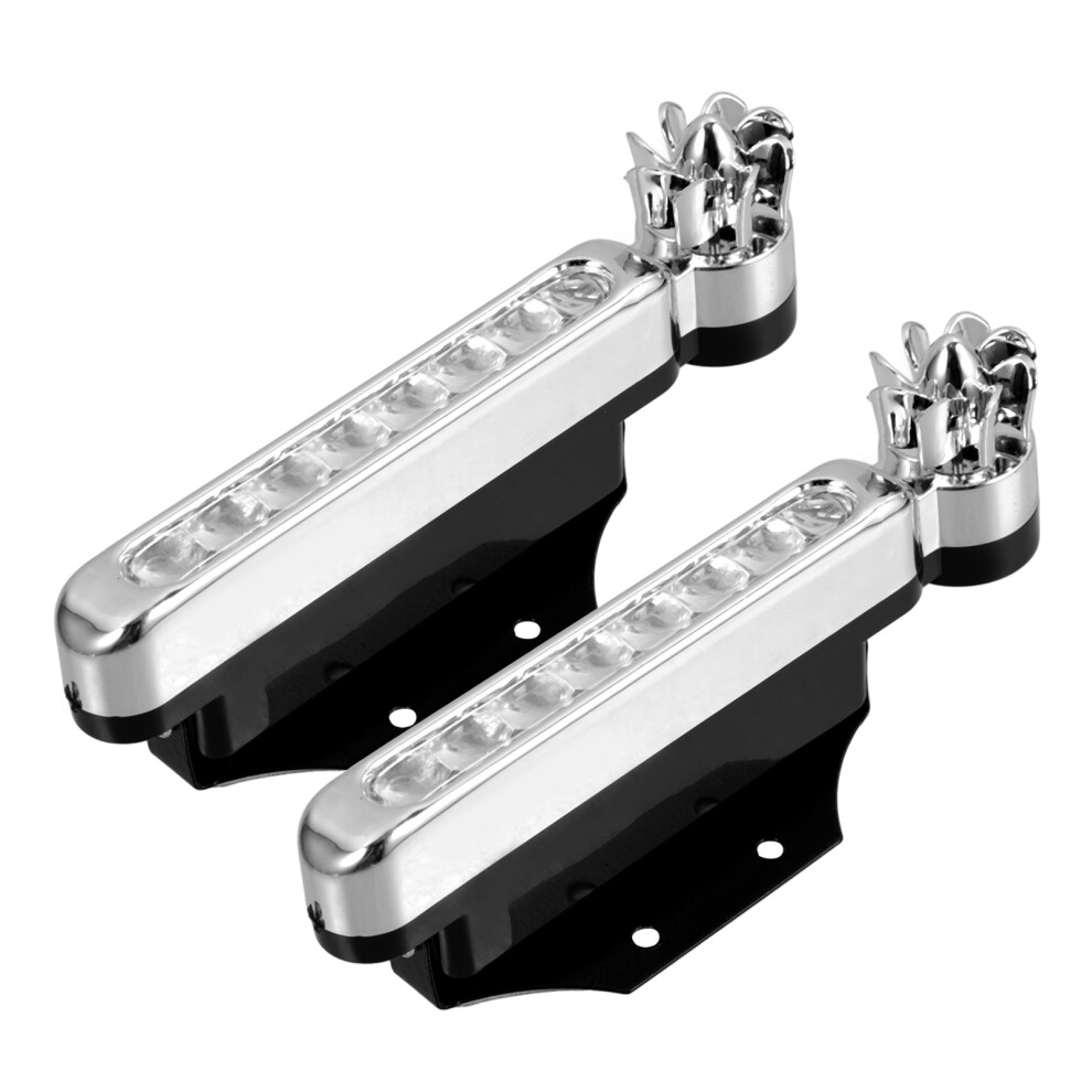 2Pcs Universal Wind Power 8- Daytime Running Light/White 3253869935052