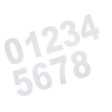 9 pcs number stencils cake moulds diy baking supplies white