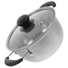 stainless steel stockpot for home cooking soup and noodles