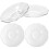 4 pcs glass tea saucers for cups, coasters, tea set use 4