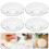 4 pcs glass tea saucers for cups, coasters, tea set use 7