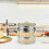 bamboo steamer set multi layer covered basket for kitchen use 8