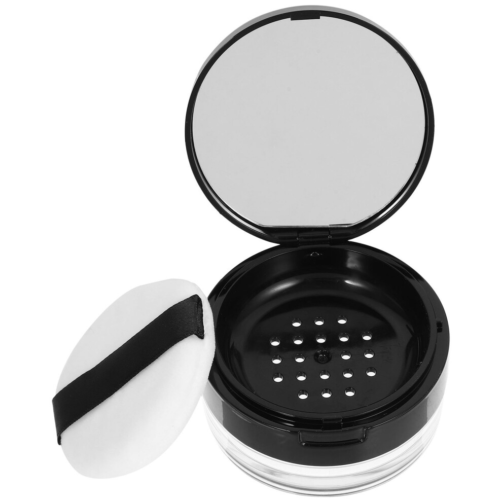 Vaguelly Powder Box Travel Baby Empty Loose Container Cosmetic Case With Puff