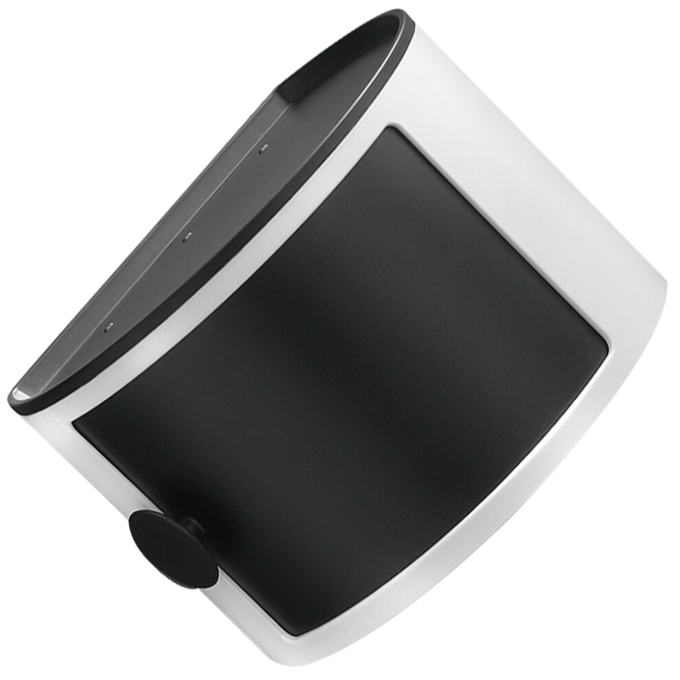 1pc black 1-layer wall-mounted toilet paper holder storage box-image-OPC-PKP77V5-NEW