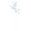 2pcs Blue Decorative Plant Fake Leaf Decor Material 8
