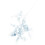 2pcs Blue Decorative Plant Fake Leaf Decor Material 9