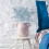2pcs Blue Decorative Plant Fake Leaf Decor Material 5