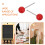 300pcs Push Pins for Cork Board Map Marking Round Head Thumb Tacks 7