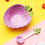 Grape Design Ceramic Bowl 300ml with Spoon 4