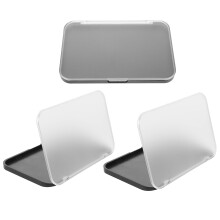 3pcs Magnetic Makeup Palette with Frosted Lid for DIY Cosmetics