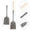 2 pcs iron for coal ash, litter, garden, fireplace cleaning 4