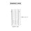 2pcs crystal bowls for water, home decor, desktop, elegant design 9