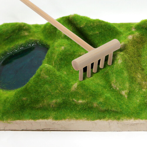 6pcs mini rake set for gardening and sand crafts 2