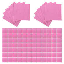 1000pcs Pink 3.14 Inch Foil Candy Wrappers with Paper Backing