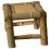 small bamboo stool for home use, traditional sitting stool 5