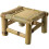 small bamboo stool for home use, traditional sitting stool 11