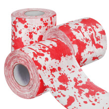 3 Rolls Halloween Toilet Paper Prank Gift Bloody Novelty Decor