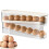 Egg Container For Refrigerator, Automatic Rolling Egg Dispenser, Large Capacity Kitchen Storage Pantry Freezer Camping 1