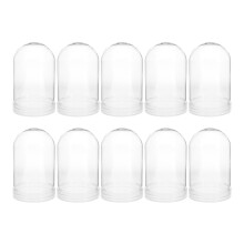 10St Heldere Plastic DIY Waterbollen Rond Voor Sneeuwbol Maken