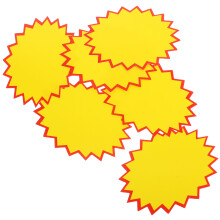 200 stück preisschilder werbepapier explosion aufkleber sonderpreis