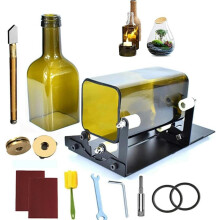 Glass Bottle Cutter - Wine Bottle Cutter Tool Kit With Accessories For Home Bar Decor, Creative Lamp, Candle, Planter
