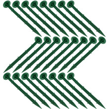 100 gartenspieße kunststoff, erdnägel, gartenpfähle
