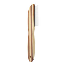 Fine Tooth Comb For Dandruff Metal Lice Comb With Wood Handle Dandruff Removal Tool For Children Adults Pets