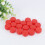100pcs plastic bottle covers for spring water diy caps (red) 4