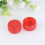 100pcs plastic bottle covers for spring water diy caps (red) 7