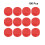 100pcs plastic bottle covers for spring water diy caps (red) 2
