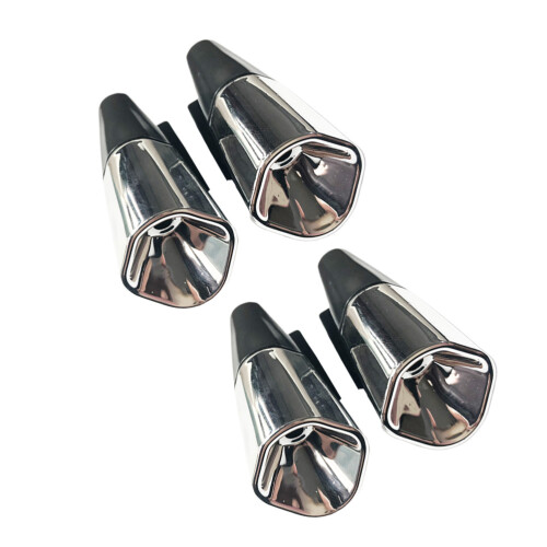 4Pcs Universal Car Deer Whistle Animal Warning Safety Device Silver