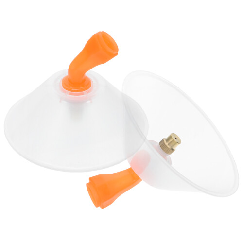 2pcs transparent windproof spray nozzles for hose and backpack sprayer