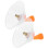 2pcs transparent windproof spray nozzles for hose and backpack sprayer 11