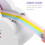 cloud tape dispenser with rainbow tape for school office use 7