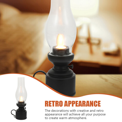 Vintage LED Kerosinlampe Flameless Lampe 1