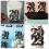 40pcs 2023 graduation cutouts tags glitter centerpieces sticks 9