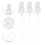 40pcs reusable makeup bottle fine mist spray nozzles pressing type 5