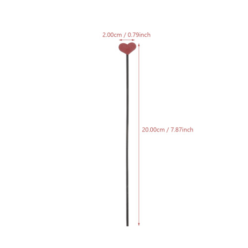 12 pcs heart shaped aroma sticks for home diffusing decoration 2