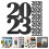 40pcs 2023 graduation cutouts tags glitter centerpieces sticks 3