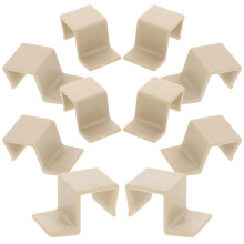 10Pcs White Plastic Baby Bed Rail Hooks and Bed Frame Support Brackets