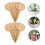 20 pcs thickened bamboo t-shaped plant labels round style 10