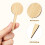 20 pcs thickened bamboo t-shaped plant labels round style 6