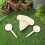 20 pcs thickened bamboo t-shaped plant labels round style 4