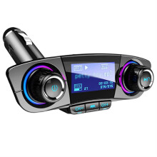 led mp3 player with usb charge hands free calling black