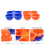 Transparent A4 expanding file folder plastic document wallet 8