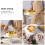 ceramic cake stand storage tray dessert serving dish 8
