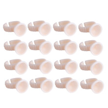 100 Pcs Silicone Tattoo Rings Pigment Container S
