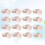 100 Pcs Silicone Tattoo Rings Pigment Container S 9