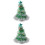 2pcs Xmas Tree Shape Hat Holiday Party Decor 7